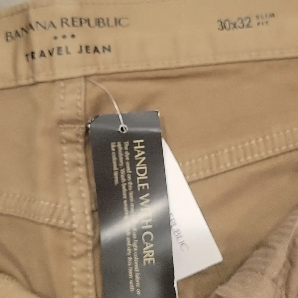 Banana Republic Tan Travel Jeans